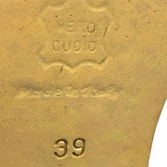 IXOS Reptile Embossed Italian Leather Monk Strap Chunky Heels - Picture 4 of 12